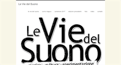 Desktop Screenshot of leviedelsuono.it