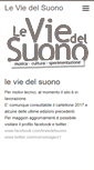 Mobile Screenshot of leviedelsuono.it